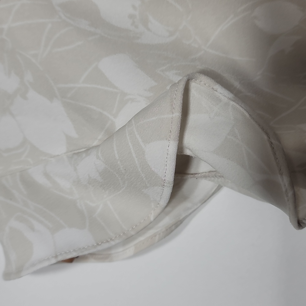 J. Crew Cream Floral Ruffle Blouse - Picture 5 of 8